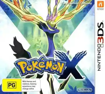 Pokemon X (Taiwan) (En,Ja,Fr,De,Es,It,Ko)